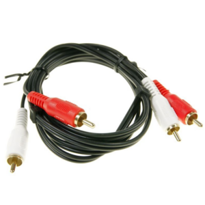 Câble audio RCA plaqué or